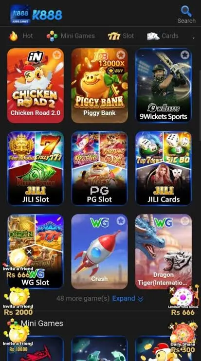 K888 game home imge