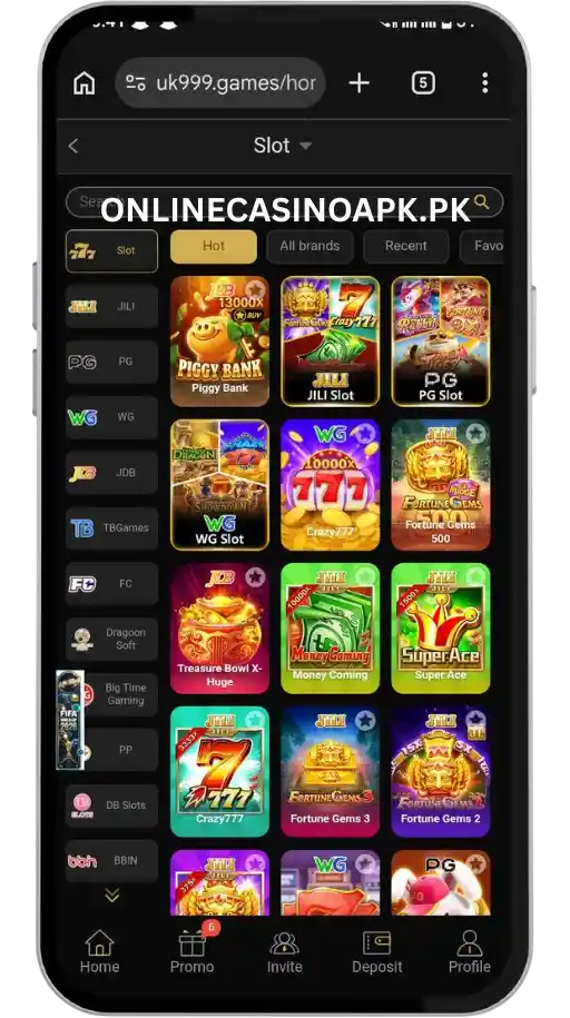 UK999 game interface