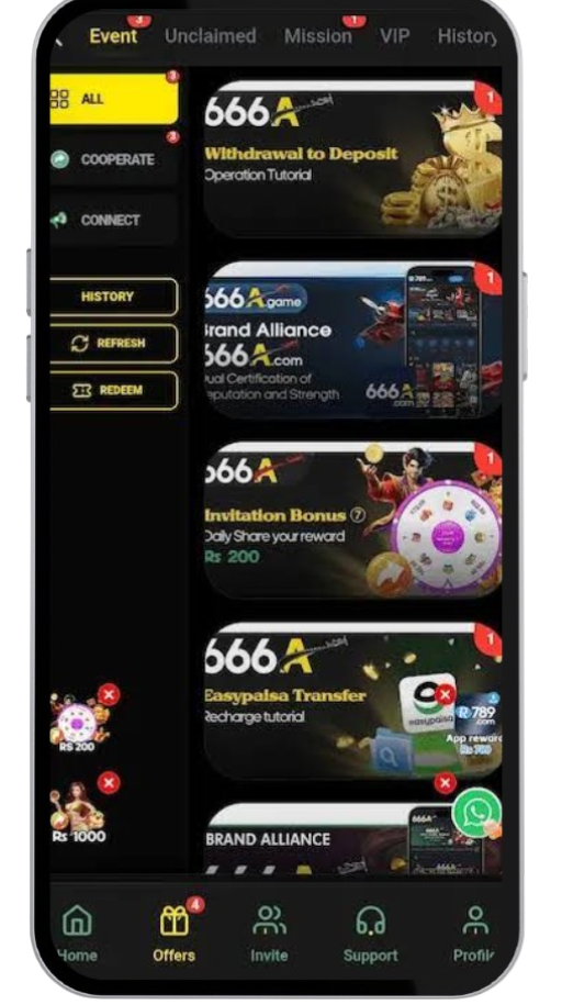 666A GAME BONUS
