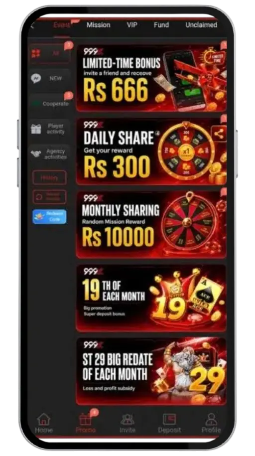 999XS GAME INVITE AND BONUS