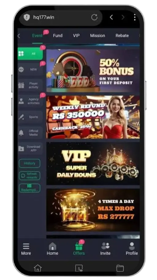 HQ177 GAME BONUS