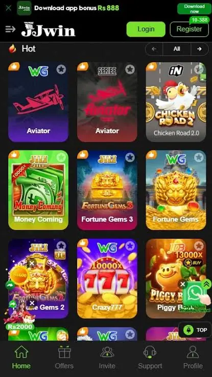 JJwin game home