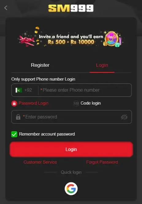 SM999 GAME LOGIN