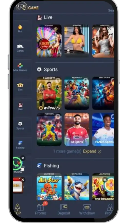 UR8 GAME HOME